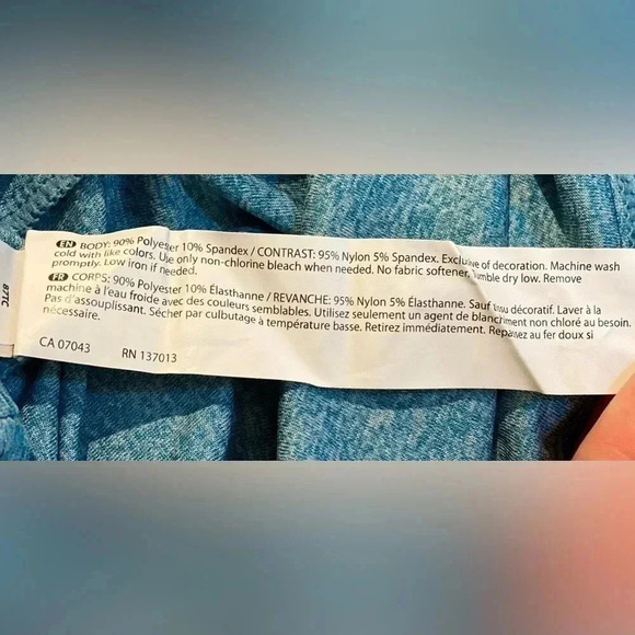 Marika Clara Singlet Yoga Tank, Mosaic blue NWT - Picture 4 of 6